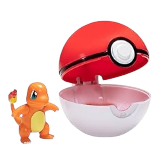 New Jazwares Pokémon Clip 'N' Go Poke Ball & Battle Figure - Charmander - Picture 3 of 9